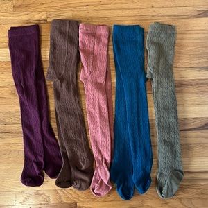 Bundle of Cable Knit Tights